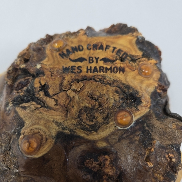 Wes Harmon Handcrafted Small Wooden Bowl For Any Small Essential Rustic Wood - Picture 6 of 13